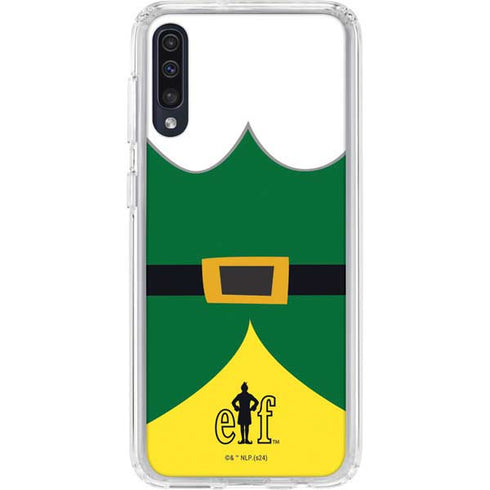 Elf Buddys Outfit Galaxy A50 Clear Case